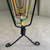 Scoubidou magazine rack, 1960s