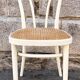 Set of 4 cream caned bistro chairs – Thonet, timeless elegance