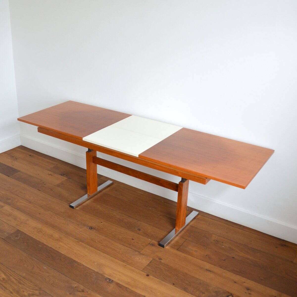 Scandinavian extendable dining table 1960s