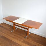 Scandinavian extendable dining table 1960s
