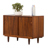 Danish small rosewood sideboard attributed to Hundevad, 1960s