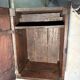 Rustic chest in old wood, original fittings