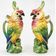 Pair of vintage ceramic cockatoo parrots – 40 cm