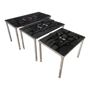 Suite de 3 tables gigognes
