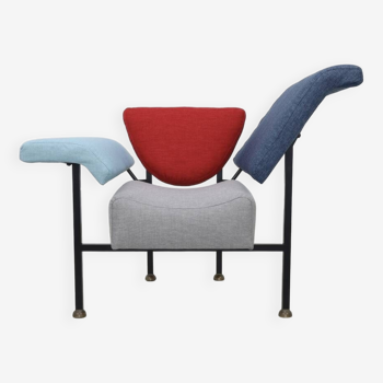 Fauteuil lounge postmoderne « Groeten uit Holland » par Rob Eckhardt pour Pastoe, années 1980