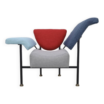 Fauteuil lounge postmoderne « Groeten uit Holland » par Rob Eckhardt pour Pastoe, années 1980