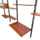Un ensemble mural vintage de 5 pièces avec bureau par Louis van Teeffelen.