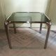 Table basse chromée années 70