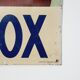Viandox Pin up 1950s enamelled sheet metal plate