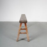 1950s Rustic wooden bench