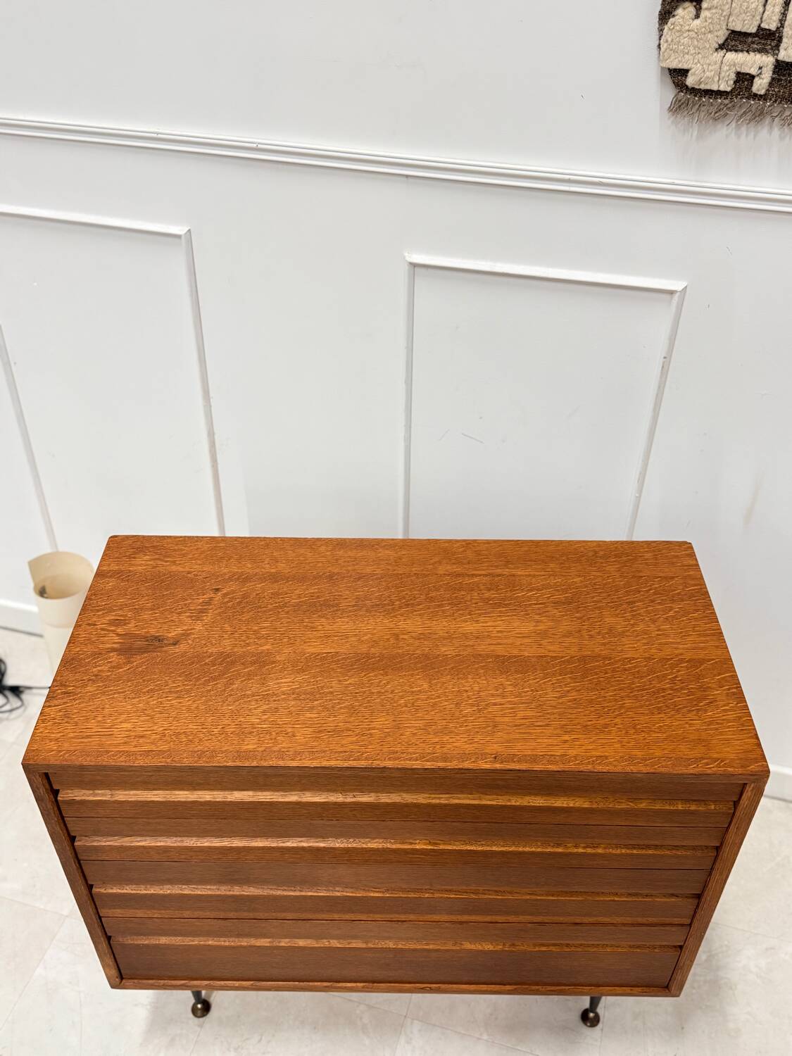Teak chest of drawers