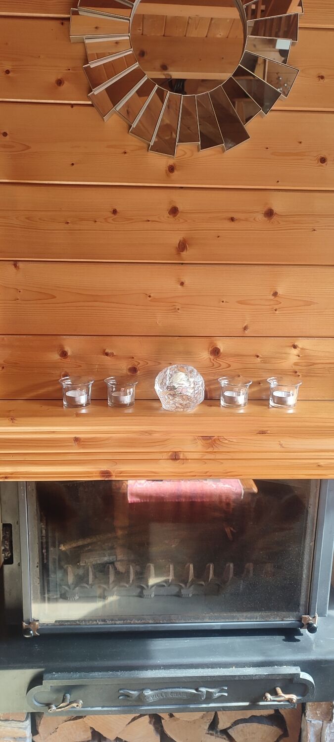 Candle holder "Snowball" Kosta Boda design Ann Wolff 1973