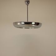 Lustre ovni en chrome Bauhaus / fonctionnaliste des années 1930 par Napako