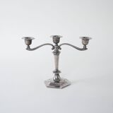 Metal candlestick, Italian design, 1960s, made in Italy