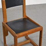 Set of 4 Chairs by André Sornay, circa 1960
