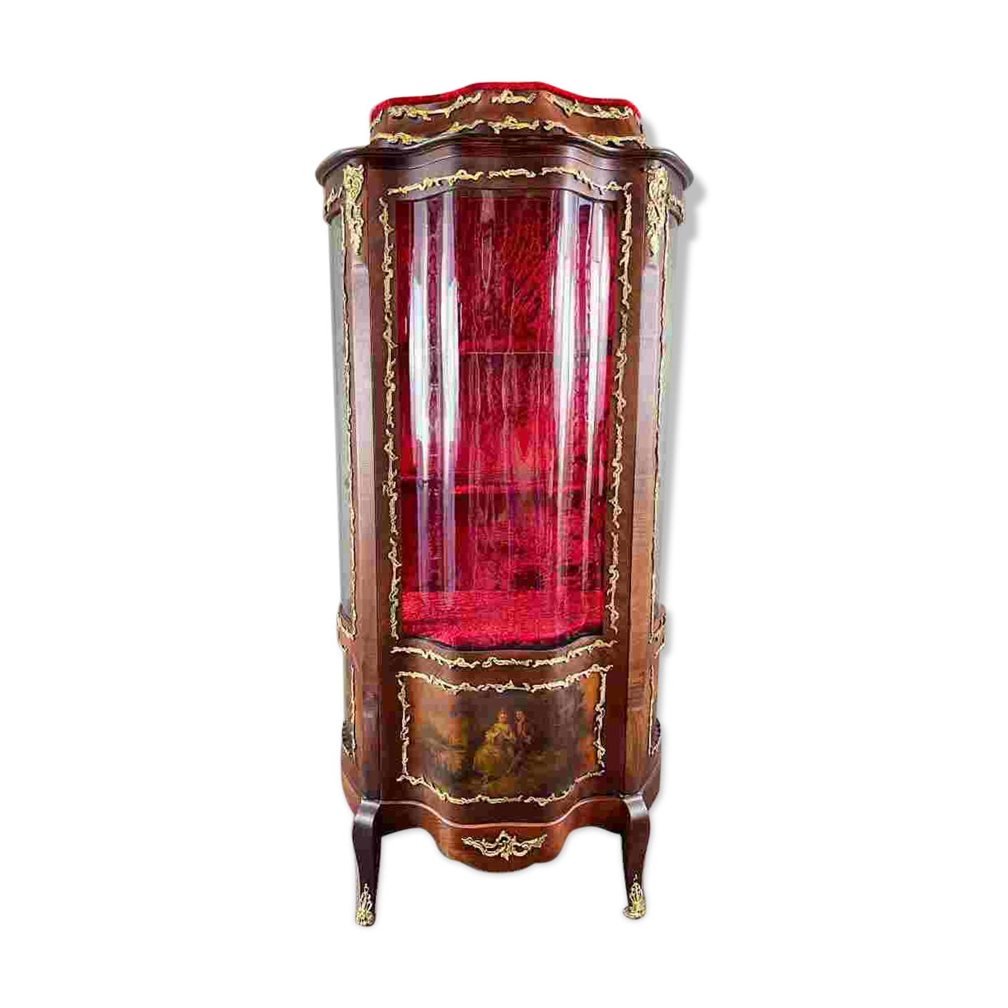 Louis XV Style Display Cabinet, 19th Century