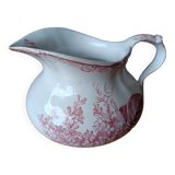Creil and montereau stamped jug