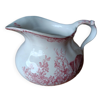Creil and montereau stamped jug