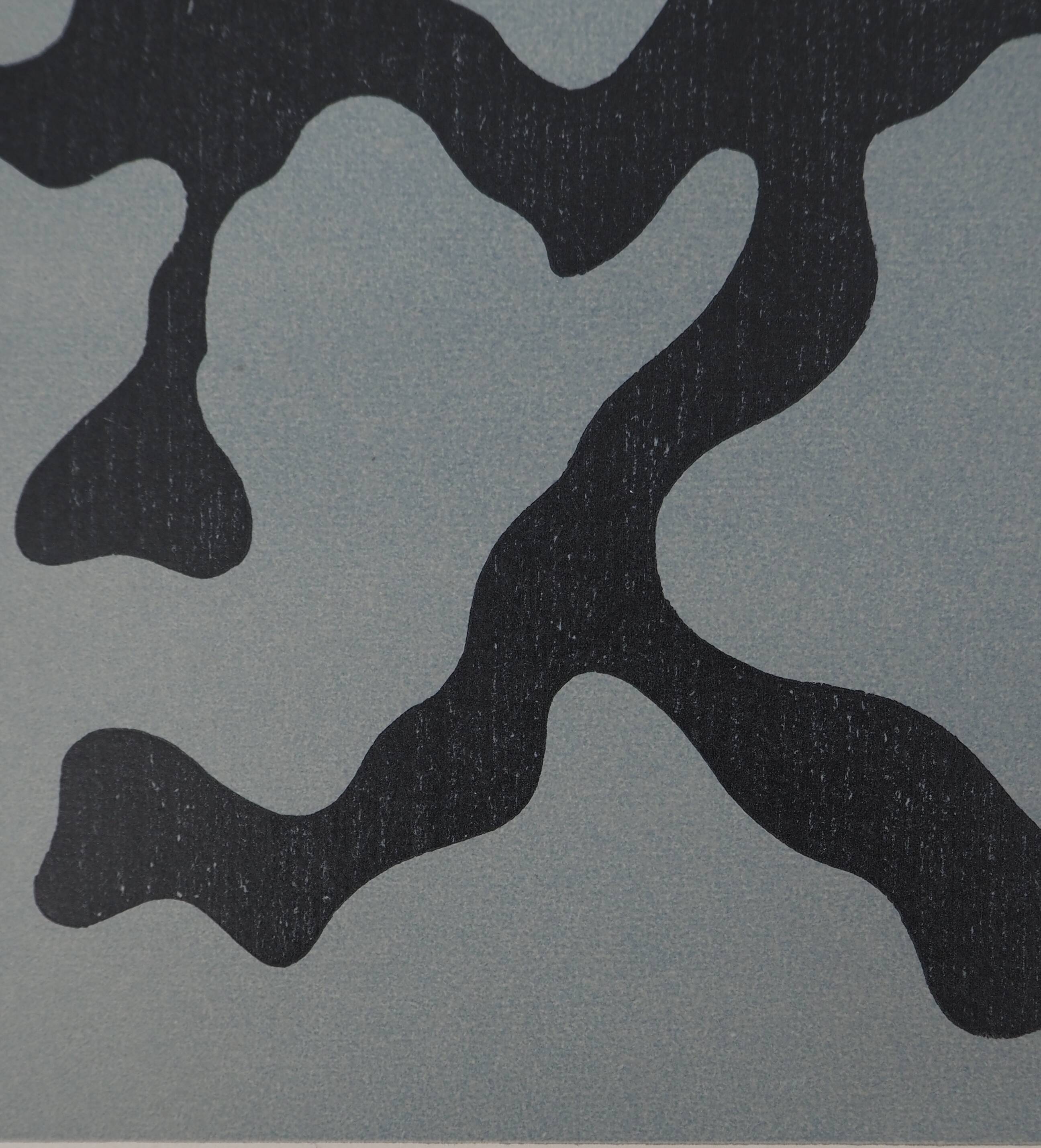Jean arp: relief ii - original woodcut