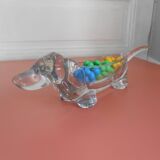 Dachshund crystal pocket tray Art Vannes