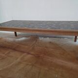 Wooden and ceramic coffee table