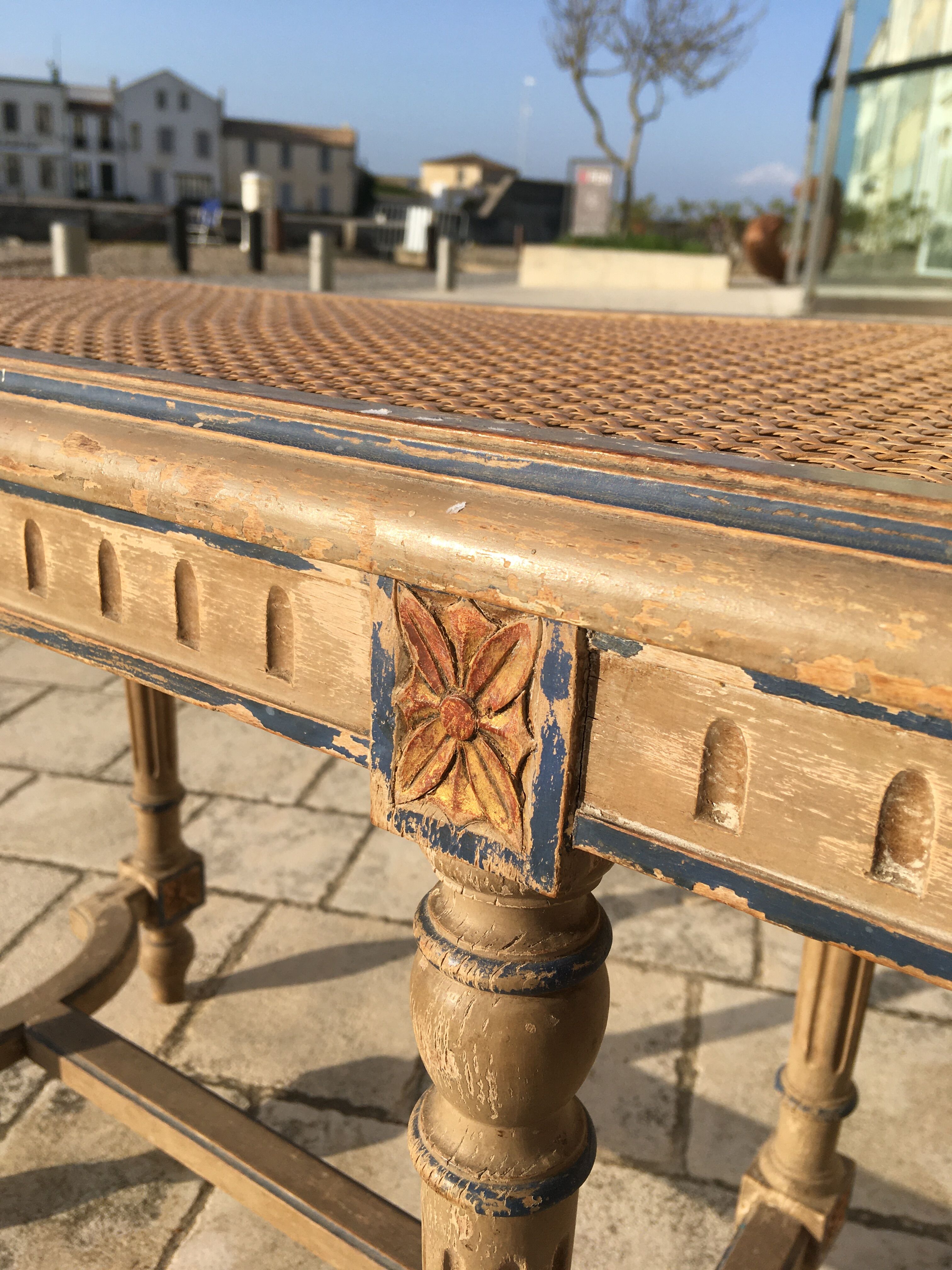 Louis XVI style bench