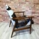 Fauteuil 1960s, PRL, vintage, Henryk Lis, Fox