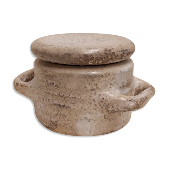 Mobach brutalist lidded pot