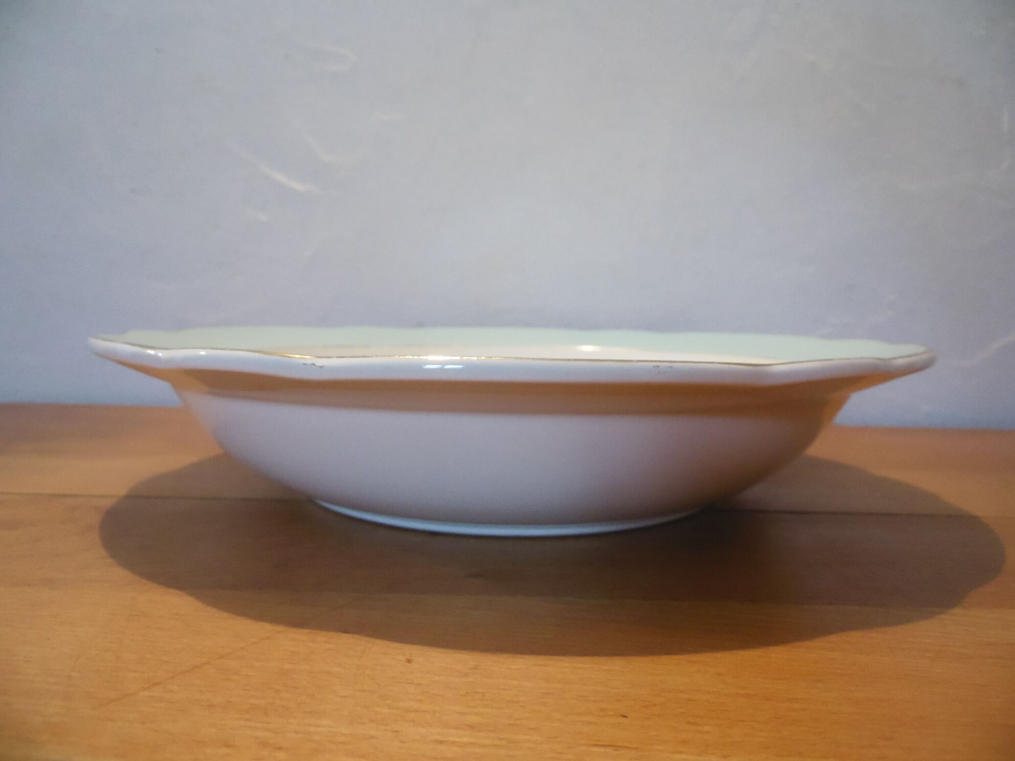 Round hollow flat model Henri Sarreguemines Digoin 30's
