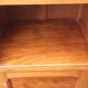 Golden oak 1950s bedside