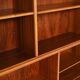 Bibliothèque en noyer scandinave, années 1960