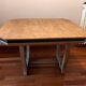 Table à manger Art Déco bois brut