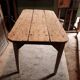 Table de campagne peuplier années 1930