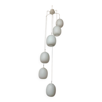 Vintage Philips chandelier 60s 6 globes