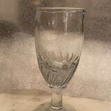 3 old blown glasses