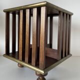 Small rotating desk bookcase