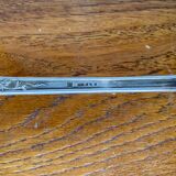 Old SFAM Goldsmith's Ladle Silver Plated Metal 12G Leaf Decor #B342