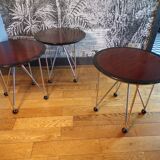 Set of 3 coffee tables 1970