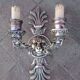 Paire d'appliques murales italiennes vintage