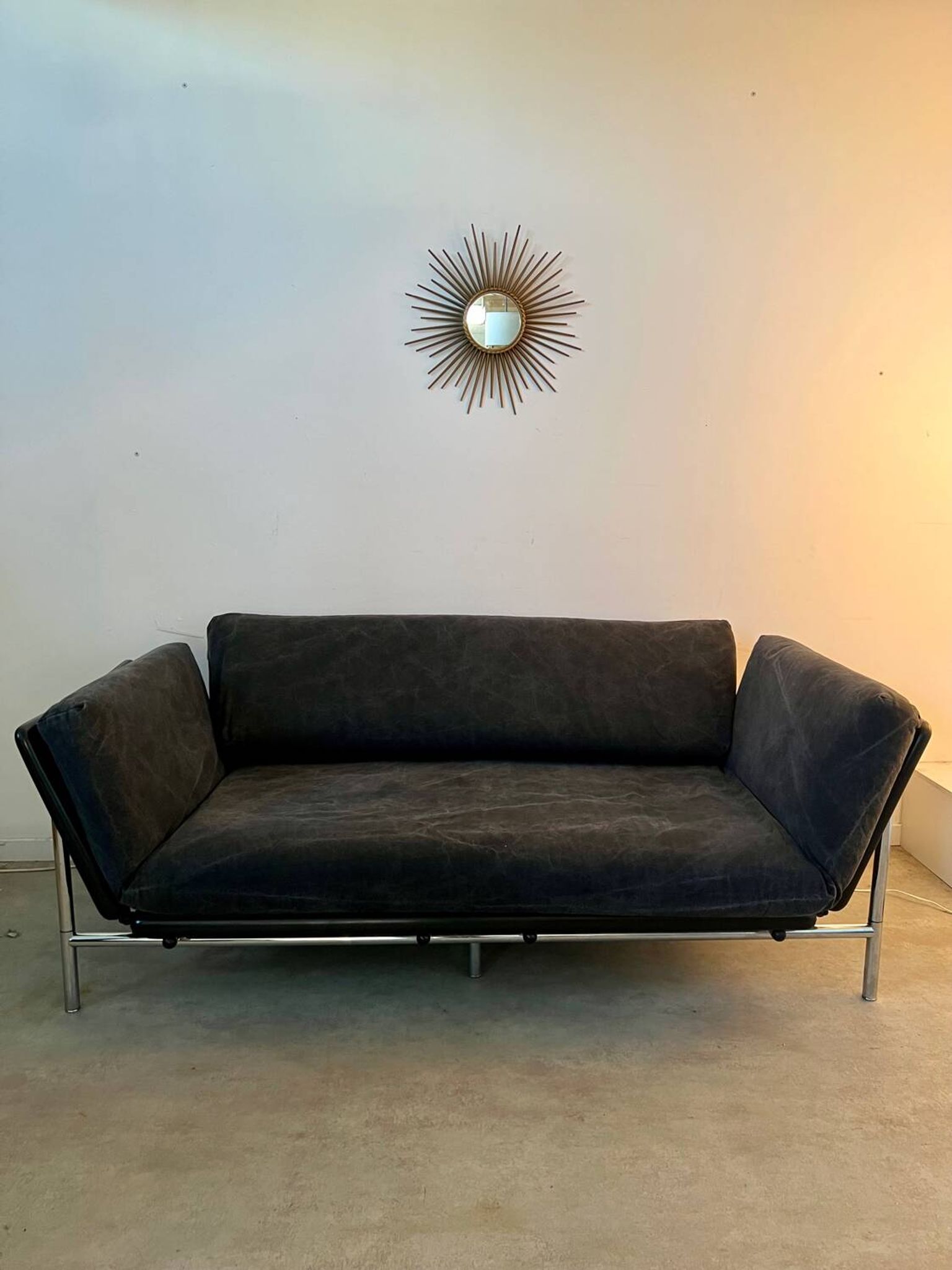 Vintage 2/3 seater sofa "Rataplan" Italian design Roberto Tapinassi for Dema modular