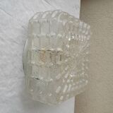 Plafonnier carré en verre