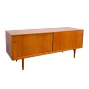 Buffet long de style scandinave double face entièrement restauré par Sedláček & Vyčítal, Tchécoslovaquie,
