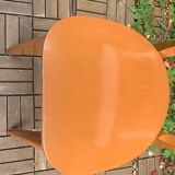 Paire de chaises bistrot caramel 1950