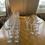 Lot of Murano crystal glasses