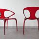 Pair of Ava chairs by Song Wen Zhong for Roche Bobois, 20th century.