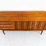 Vintage Walnut Sideboard From Bfm, Poland, 1960s