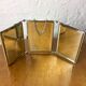 Triptych barber mirror