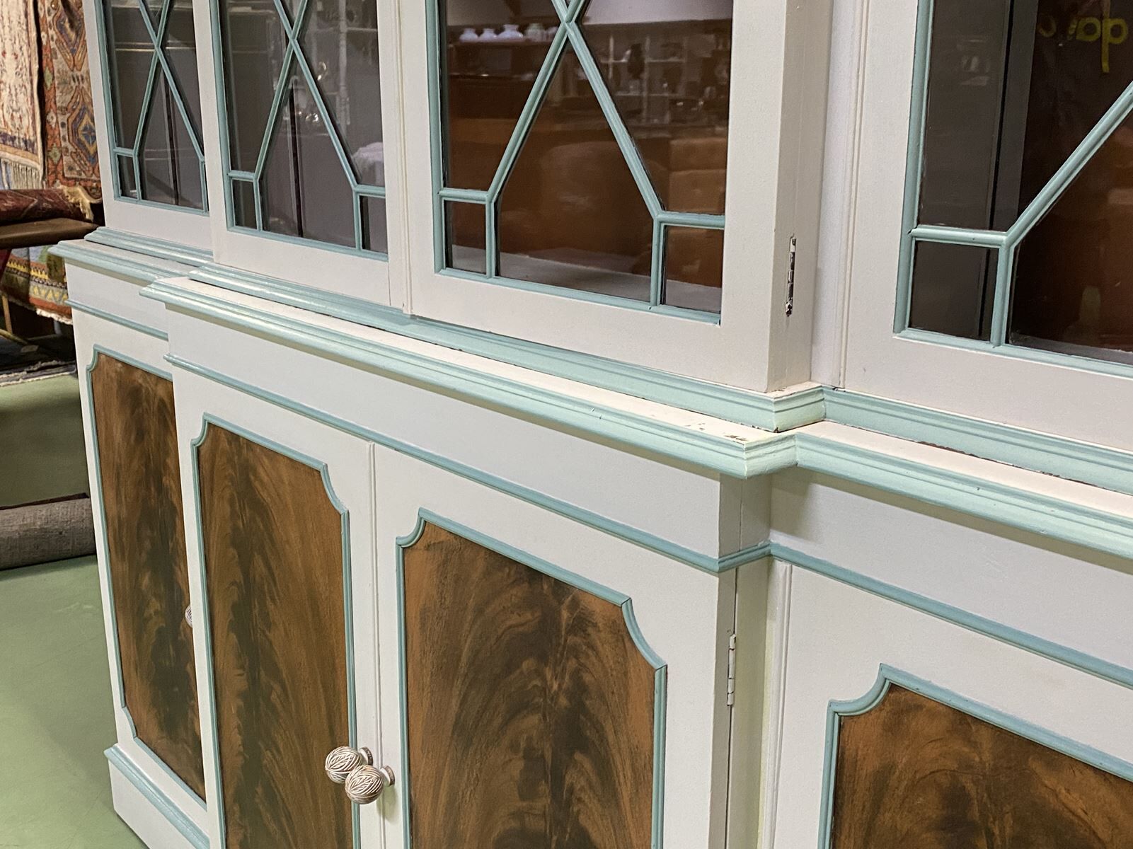 English library 8 mahogany doors