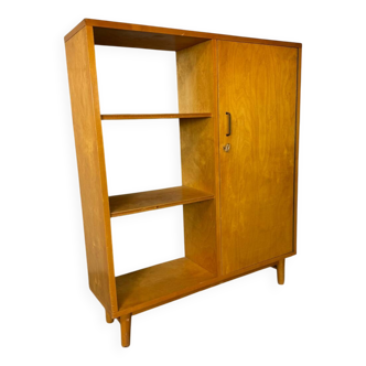 Armoire en bouleau moderniste du milieu du siècle par Coen De Vries pour Everest, années 1950