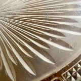 Oval pressed glass trifle art deco 1900